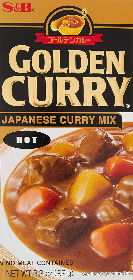 S&B Golden Curry Japanese Sauce Mix — Hot, 3.2 oz