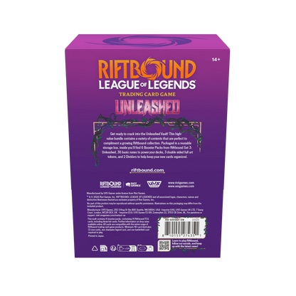 Riftbound League of Legends TCG Unleashed Vault Bundle